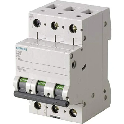 Afbeelding van Siemens automaat 400v 6ka 3 polig c karakteristiek 10a 5sl6310 7