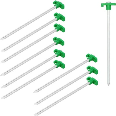Afbeelding van Pro Plus Tentharing met Kunststof Haak Metaal 25 cm 6 stuks
