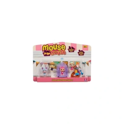 Afbeelding van Millie and Friends Mouse in The House CO07707 5 figuren, speelgoed, verzamelstuk, fantasiespeelgoed, voor kinderen van 3 tot 7 jaar