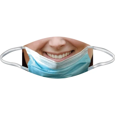 Afbeelding van BEE SEEN Lady Big Smile Carnaval Masker mondkapjes mondmaskers mondkapje met gezicht niet medisch mondmasker grappige volwassenen