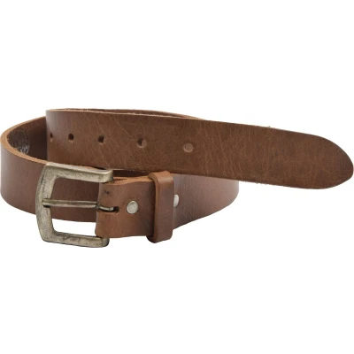 Afbeelding van Stijlvolle Taupe kleurige Lederen Riem 3 cm Breed 95 Lengte Buffelleer