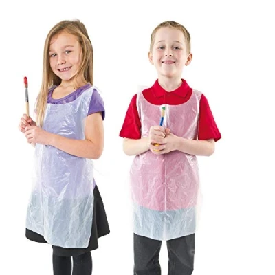 Afbeelding van Baker Ross EV596 Wegwerpschorten (Pack van 50) Kids Halter Hals en Taille Stropdassen voor Crafting Activiteiten