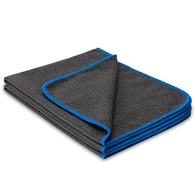 Afbeelding van Carbigo® 2 x professionele microvezel wafeldoeken 320 g/m², perfect voor streepvrije reiniging van ruiten, ramen, glazen, dankzij wafeldoek, kristalhelder zicht, pluisvrije polijstdoeken 50 40 cm