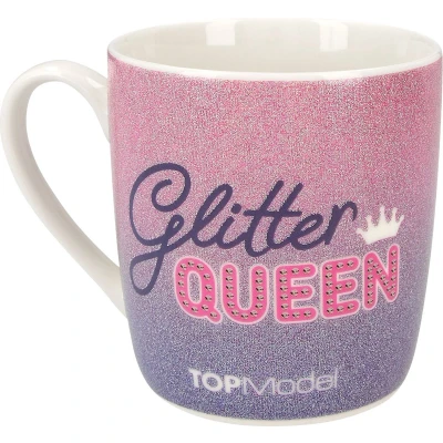 Afbeelding van Depesche TOPModel beker GLITTER QUEEN