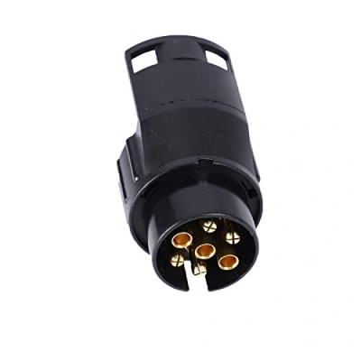 Afbeelding van KEALLANS 7 a 13 polige adapter aanhanger, 12 V, caravan, vrachtwagen, trekhaak, elektrisch, converter N, type kunststof