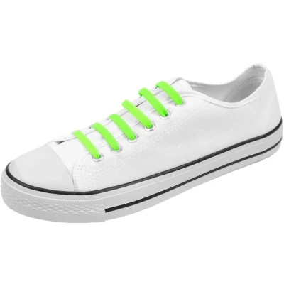 Afbeelding van Elastische schoenveters Nooit meer veters strikken Kleur: Groen 2x8 stuks