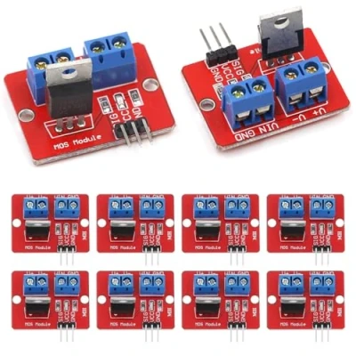 Afbeelding van GERUI MOSFET Driver Modules 0 24V 3,3V / 5V Button Mos buis veldeffectbuis Single Chip PWM drive module voor Arduino MCU ARM