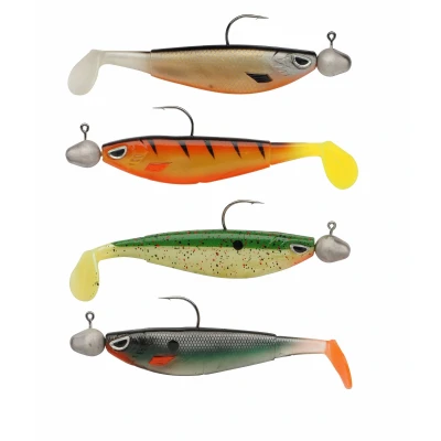 Afbeelding van Berkley Sick Flanker Pre Rigged Bismuth Shad 10cm (4 stuks)