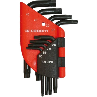 Afbeelding van Facom 89.jp haakse inbussleutels torx in houder 6 89.JP6