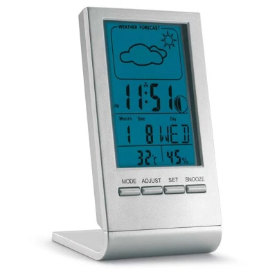 Afbeelding van Weerstation met LCD display Sky, zilver