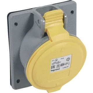 Afbeelding van Legrand cee inbouw contactdoos 110v 32a 2p a ip44 p17 tempra pro 555281
