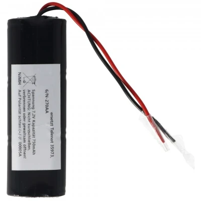 Afbeelding van Batterij geschikt voor Telenot 35 973 zender F1011 / S 7.2V NiMH batterijpakket DIY conversie