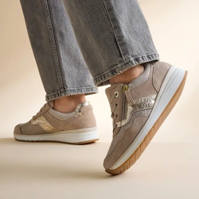 Afbeelding van Gabor Dames Sneakers beige