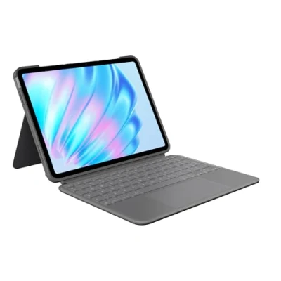 Afbeelding van Logitech Combo Touch Tablettoetsenbord Geschikt voor iPad Air 11 inch (M2) Azerty Grafiet