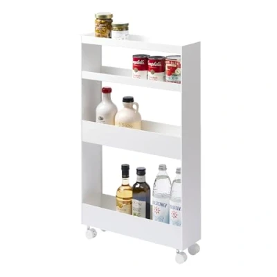 Afbeelding van Yamazaki Keukentrolley 4 niveaus Tower Wit