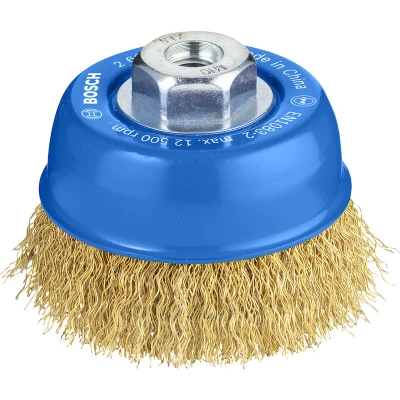 Afbeelding van Bosch Accessoires Komstaalborstel, vermessingd 75 mm, 0,3 12000 U/ min, 10 1st 2608622062