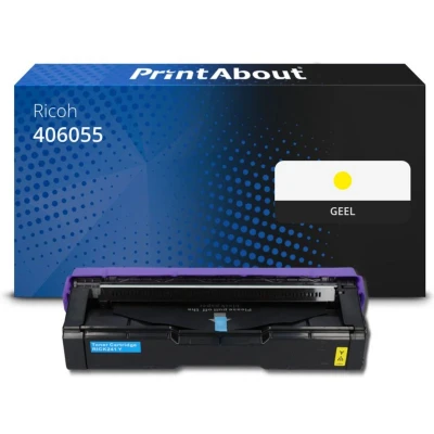 Afbeelding van Huismerk Ricoh 406055 (406106) Toner Geel