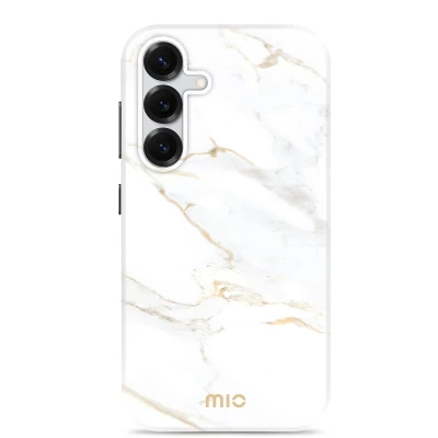 Afbeelding van MIO White Marble Magsafe Compatible for Samsung S25 5G
