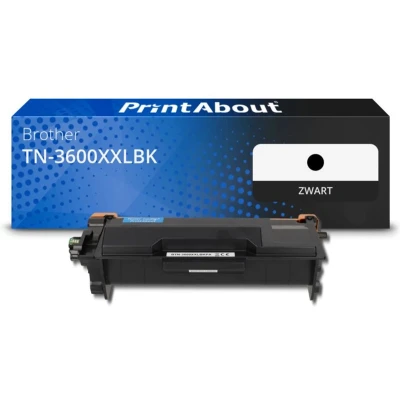 Afbeelding van Huismerk Brother TN 3600XXLBK Toner Zwart Extra hoge capaciteit