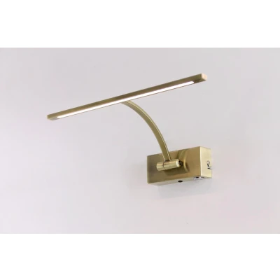 Afbeelding van Wandlamp / Schilderijlamp LED messing