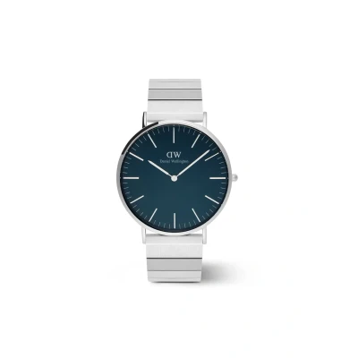 Afbeelding van Daniel Wellington Classic Piano LINK Arctic Horloge silvercoloured, Maat: 40, Silver coloured