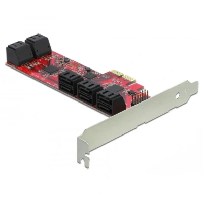 Afbeelding van Delock PCI Express Karte &gt; 10 x intern SATA 6 Gb/s ? Laag profiel vor