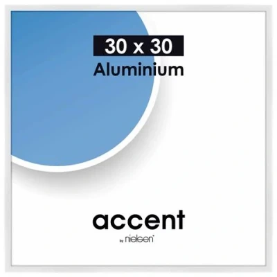 Afbeelding van Nielsen Design Fotolijst 54139 Accent Glanzend Wit 30x30 cm