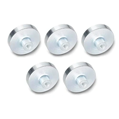Afbeelding van Ganter Normelemente Houder magneten met binnendraad GN 50.2 HF 25 M4 magnetisch materiaal hardferriet 5 stuks