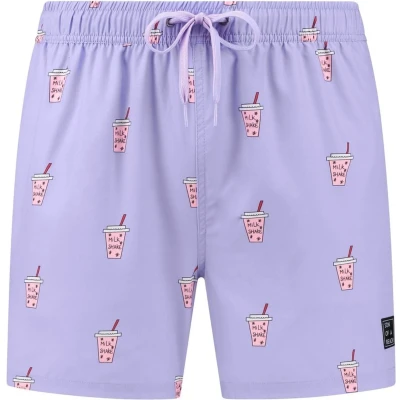 Afbeelding van Son of a Beach Milkshake Lila Jongens Zwembroek maat 86 92 Paars