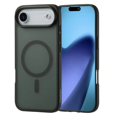 Afbeelding van Apple iPhone 17 Air MagSafe Hoesje Kunststof imoshion Hardcase/Backcover Zwart Telefoonhoesje