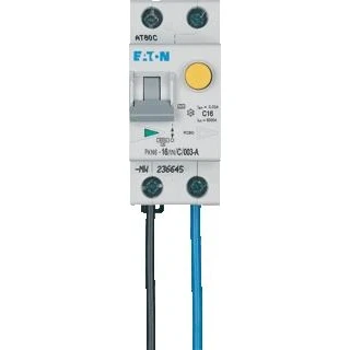 Afbeelding van Eaton aardlekautomaat 1 polignul 16A C karakteristiek 30mA PKN6 16 1N 003 A MW