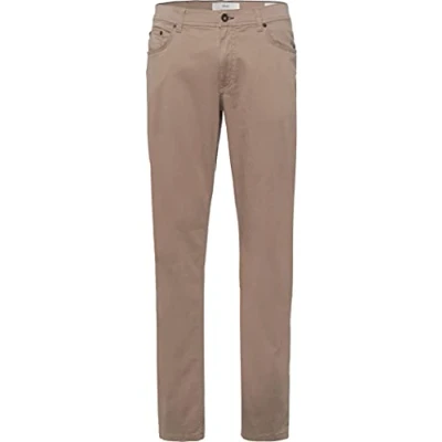 Afbeelding van BRAX heren broek Style Cooper Fancy Five pocket in marathon kwaliteit,beige 3,40W / 34L