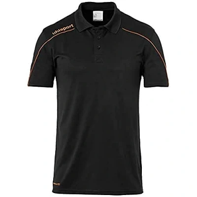 Afbeelding van Uhlsport Stream 22 Polo Kinderen Zwart / Fluo Oranje Maat: 140