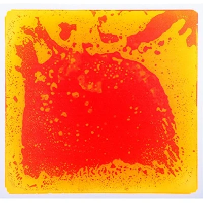 Afbeelding van Art3d Kleurrijke Vloeibare Dance Floor Puzzels Decoratieve Speeltapijt Vloer 30x30 cm 1 stuk oranje