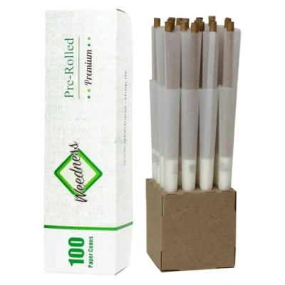 Afbeelding van Voorgerolde 100 stuks 110 mm lang Kegels King Size Finished gezamenlijke Sigaret gevallen Joint papier smoking rolling paper