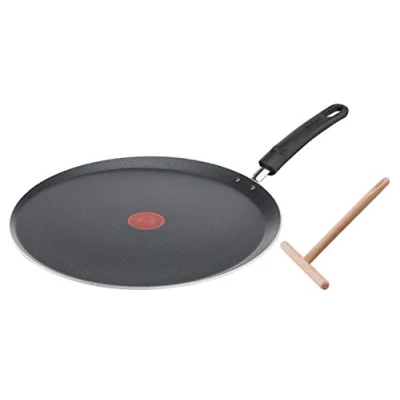 Afbeelding van TEFAL EASY COOK AND CLEAN B5549712 pannenkoekenpan, 34 cm, met antiaanbaklaag, geschikt voor alle warmtebronnen, behalve inductie