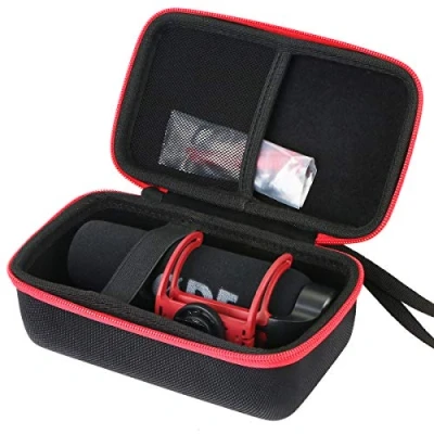 Afbeelding van Aenllosi Opbergkoffer voor Rode VideoMic GO On Camera Microfoon Zwart/Rood (alleen geval)