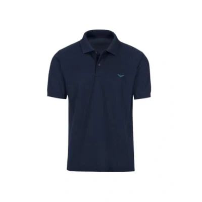 Afbeelding van Trigema Heren poloshirt Deluxe Piqué, blauw (navy), XXL