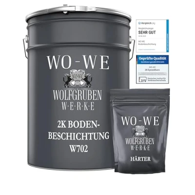 Afbeelding van Wo We 2K Epoxyhars garageverf en vloercoating, 5 tot 25 kg