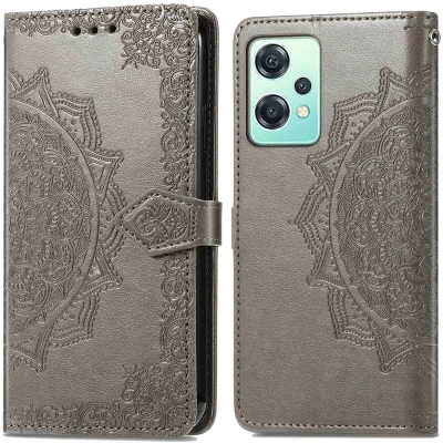Afbeelding van OnePlus Nord CE 2 Lite 5G Hoesje Kunstleder iMoshion Bookcase Grijs Telefoonhoesje