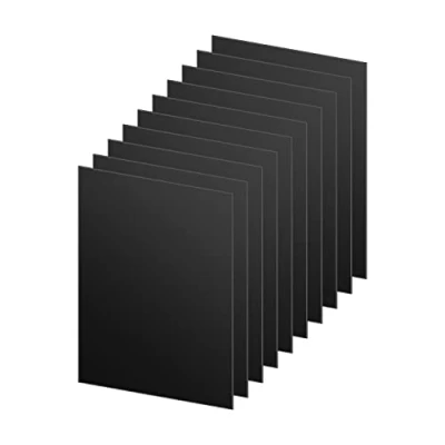 Afbeelding van DARENYI 10Pcs Acryl Blad Zwart Perspex 150mm x 100mm 1mm