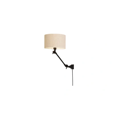 Afbeelding van ​it’s about RoMi Wandlamp Amsterdam 2 knik Lichtlinnen