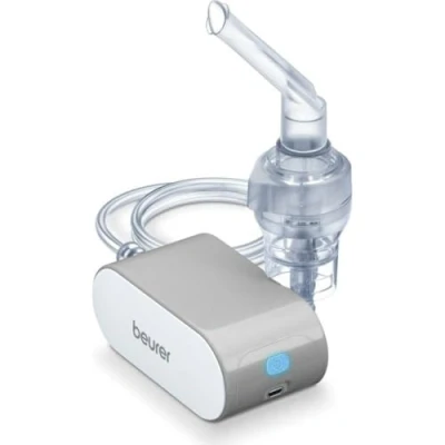 Afbeelding van Beurer IH 58 Inhalator Vernevelaar Aerosoltoestel Voor kinderen v.a. 2 Jaar en volwassenen Medisch product Perslucht Stil Korte inhalatietijd Hoge vernevelprestatie Incl. netadapter maskers 5 garantie