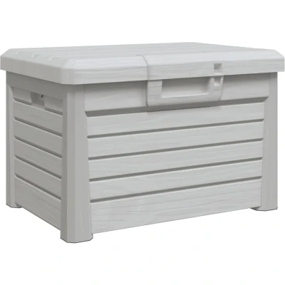 Afbeelding van Kussenbox 73x50,5x46,5 cm polypropeen grijs