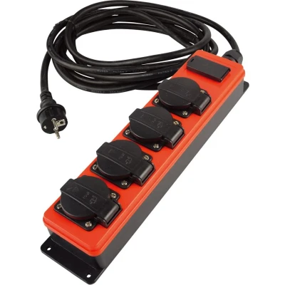 Afbeelding van Socketmaster Verdeelblok 4xRA USB 10m 3G 2,5 H07RN F