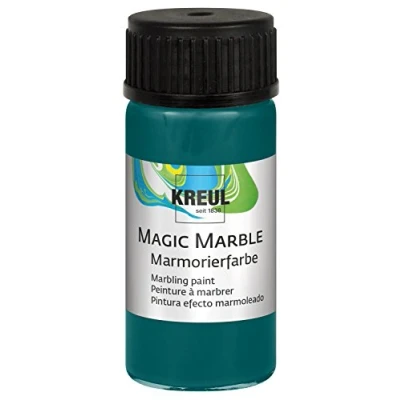 Afbeelding van KREUL Turquoise Magic marble Marmer effect verf 20ml voor eindeloze toepassingen zoals toepassingen, van achtergronden schilderijen tot gitaren