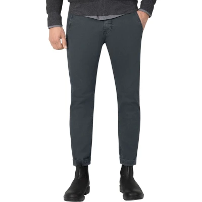Afbeelding van TIMEZONE Heren Chino Broek slim JANNOTZ Blauw 34W / 34L Volwassenen