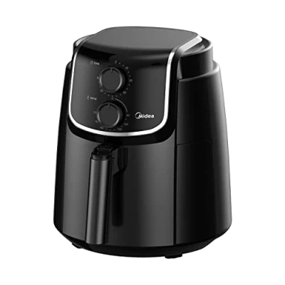 Afbeelding van Midea MF TN35D2 Luchtfriteuse 3,5 liter, friteuse zonder olie, max. temperatuur 200 ℃, timer 60 minuten, multifunctioneel, zwart