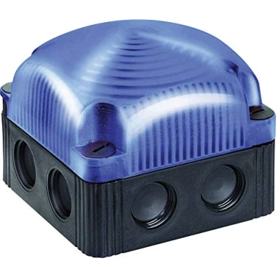 Afbeelding van Werma Signaltechnik Signaallamp LED 853.510.60 blauw flitslicht 230 V/AC