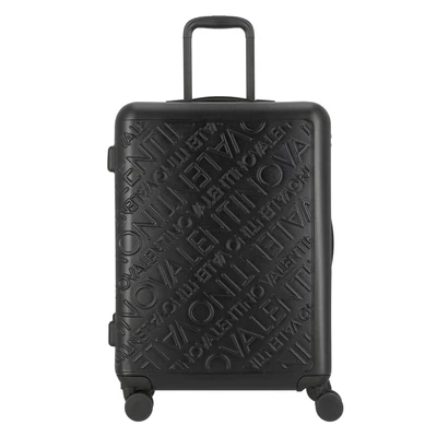 Afbeelding van Valentino Mars 4 wielen Trolley 65 cm Harde bagage TSA slot nero